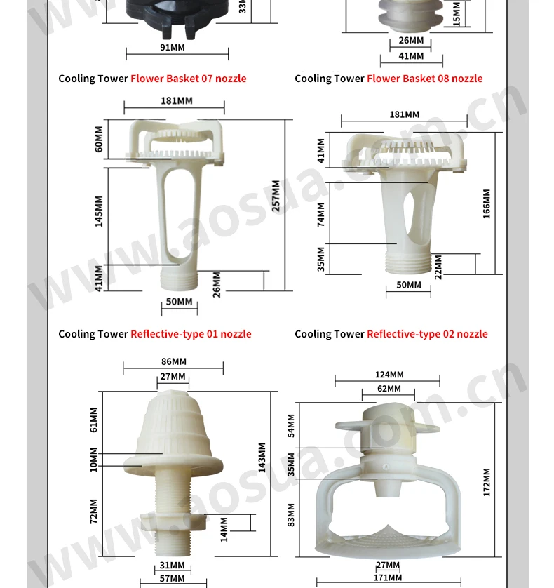 Industrial Cooling Tower ABS Spray Nozzle for Sales| Alibaba.com