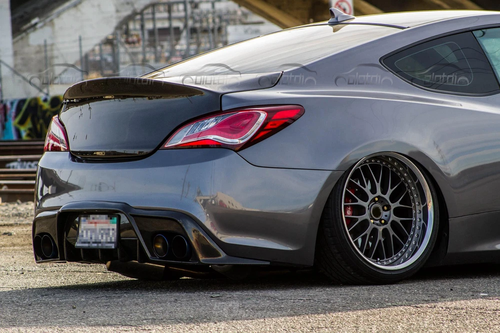 HC Style Carbon Fiber Rear Trunk Spoiler for Hyundai Genesis Coupe
