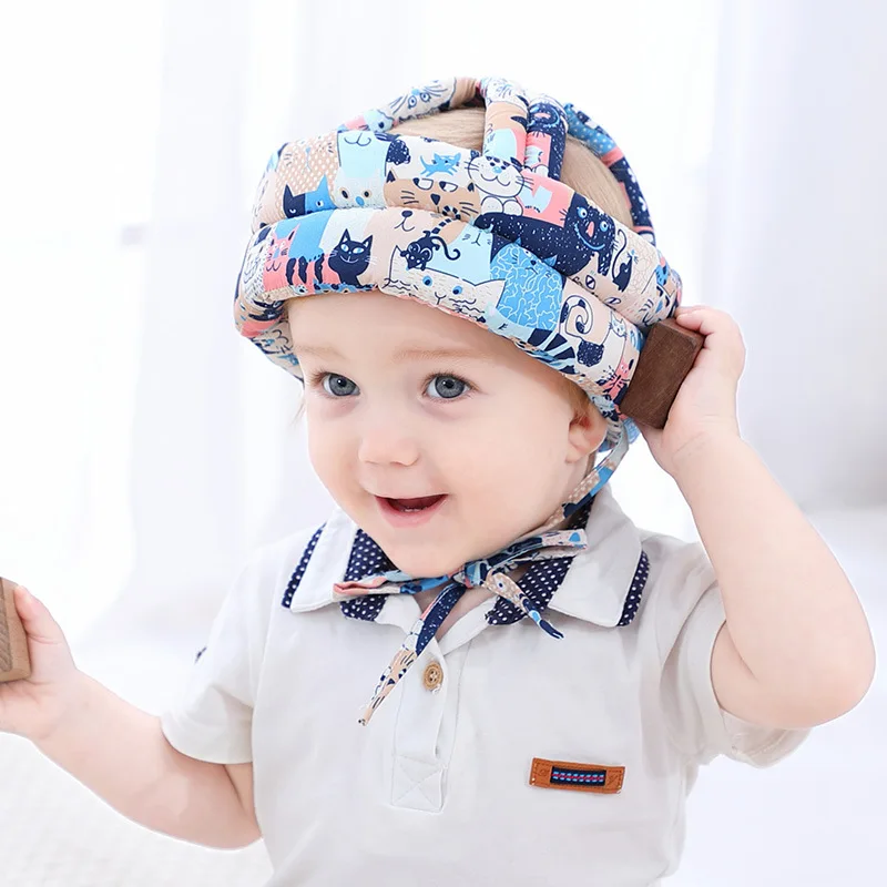 Custom Cute Cotton Baby Safety Hat 
