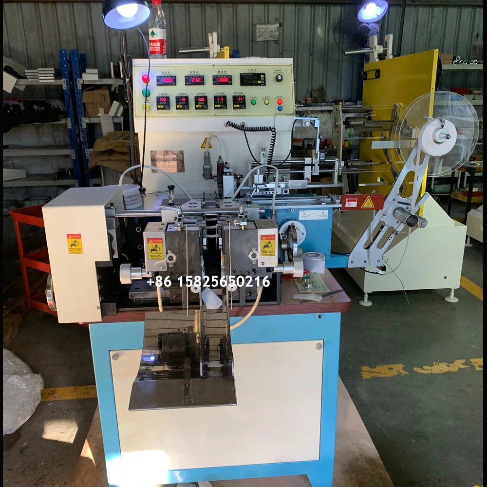 Машина для резки и складывания этикеток, машина для резки этикеток для ткани, хлопка, атласной ленты JZ2817