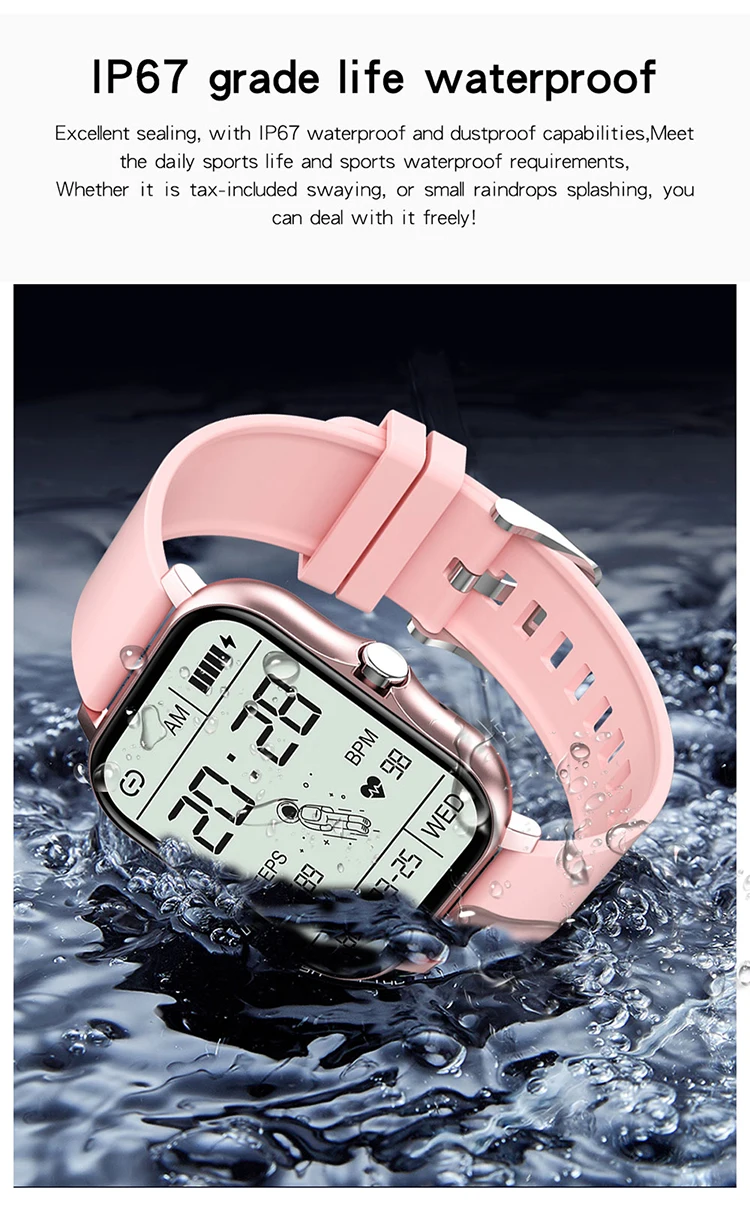 Bt Call Music Smart Bracelet Heart Rate Tracker Y13 Smartwatch Update