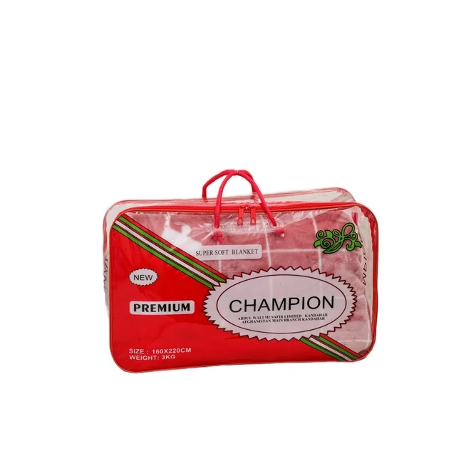 Customized logo PVC Zipper Clothing Bag, Blanket Storage Bag, Bedding Storage Bag