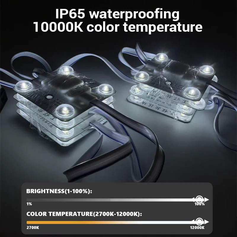product pangui waterproof dustproof ac220v 4w led module light box block chain lamp with diffuse reflection stretch ceiling film-3