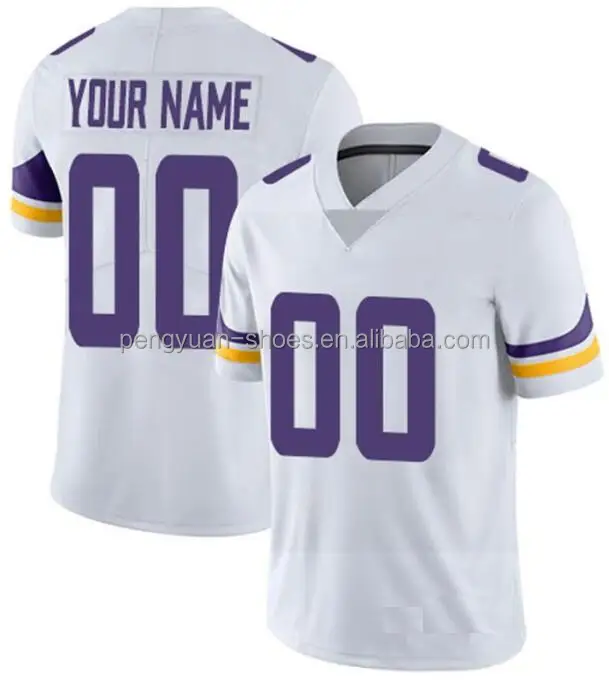 Wholesale Best Quality Custom Your Number Your Name Minnesota Stitched 5XL  6XL Justin Jefferson Style Embroidered American Football Jersey From  m.