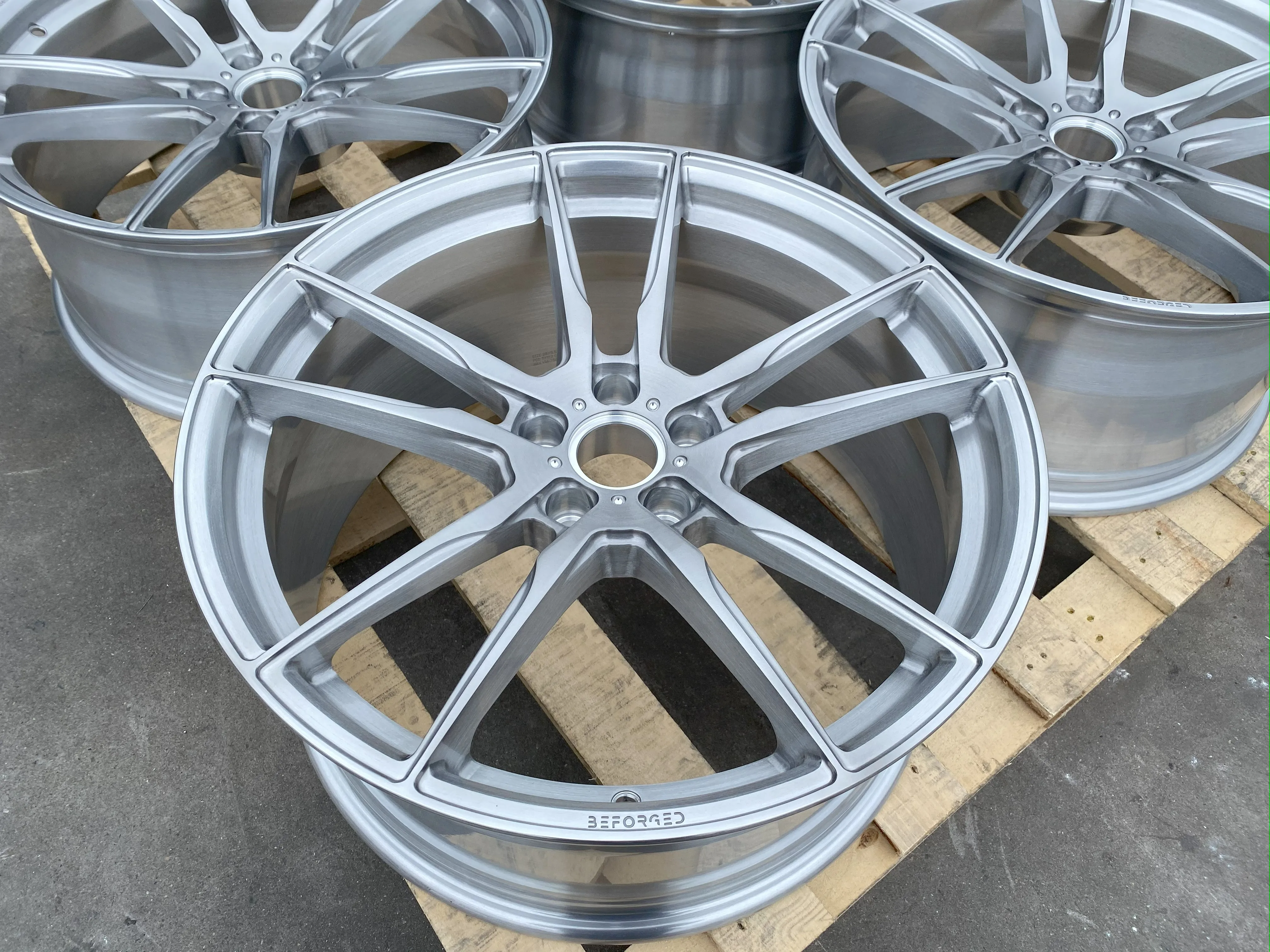 GVICHN luxury brushed silver multi spoke forged wheels 16 17 18 19 20 21 22 23 24 26 inch aluminum alloy rim 5x112 5x114.3 5x120