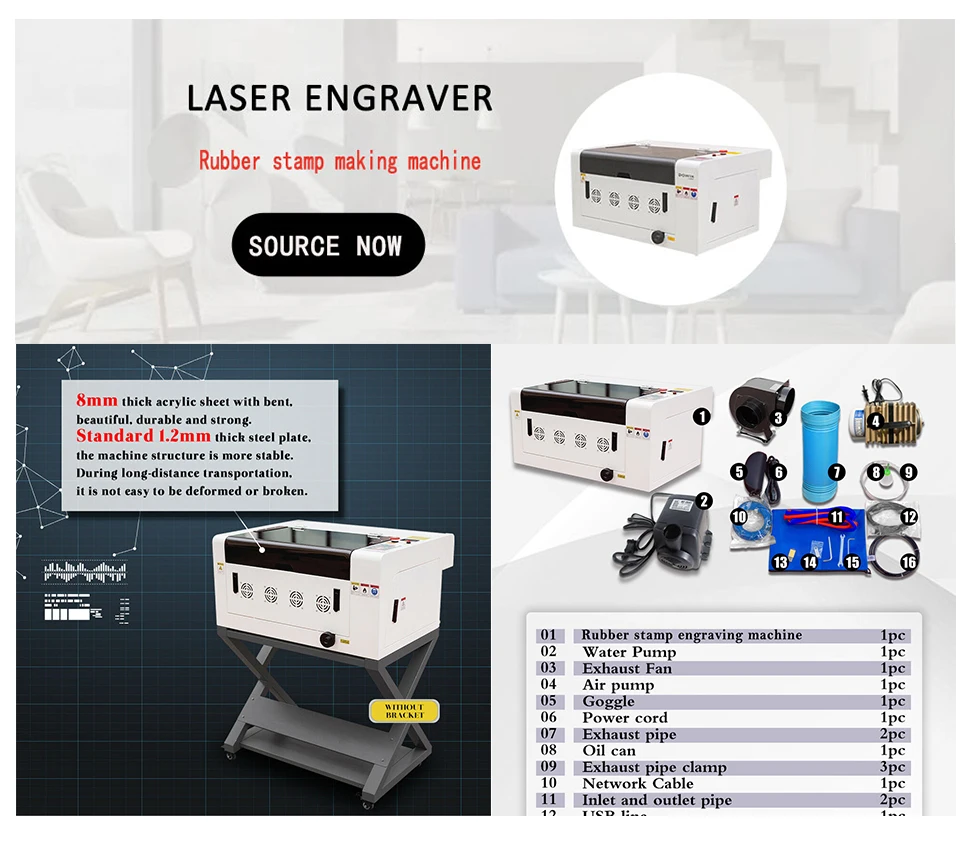 rubber stamp making machine 