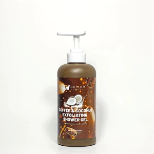 Private Label Herbal Coconut Coffee Scent Nourishing Bubble Seed Scrub Shower Gel with Great Price hot selling hot selling