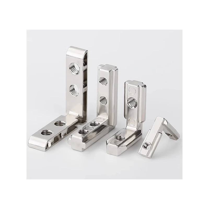 Прямая поставка с фабрики Китай высокоточные встроенные Угловые канавки для мебели T-образные разъемы L-образной формы