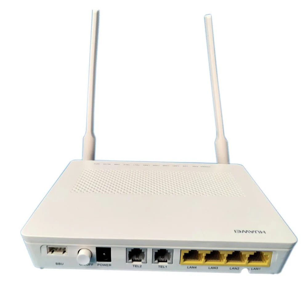 New Gpon Xpon Onu Ont Fiber Router HG8245H 2.4G 5G Modem Hg8245 English Firmware 8245H Echolife Hg8245H 4Ge 2Tel Onu For Huawei