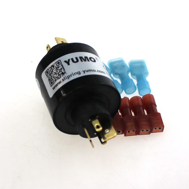 Ringo★/4 SRC032-4 32mm 4 Pin Golden Plated Rotary Joint Electrical