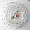 Silver Beaded Plates