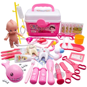 Wholesale Kids Indoor Simulation Dental Tools Set Medical Kit Doctor Toys Suitcase, Doctor Toys Pretend Play, Doctor Kits Toys