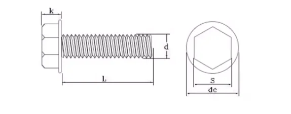 product professional supplier m4 m5 m6 m8 m10 m12 304 stainless steel metric thread gb5787 hexagon head flange bolt-59