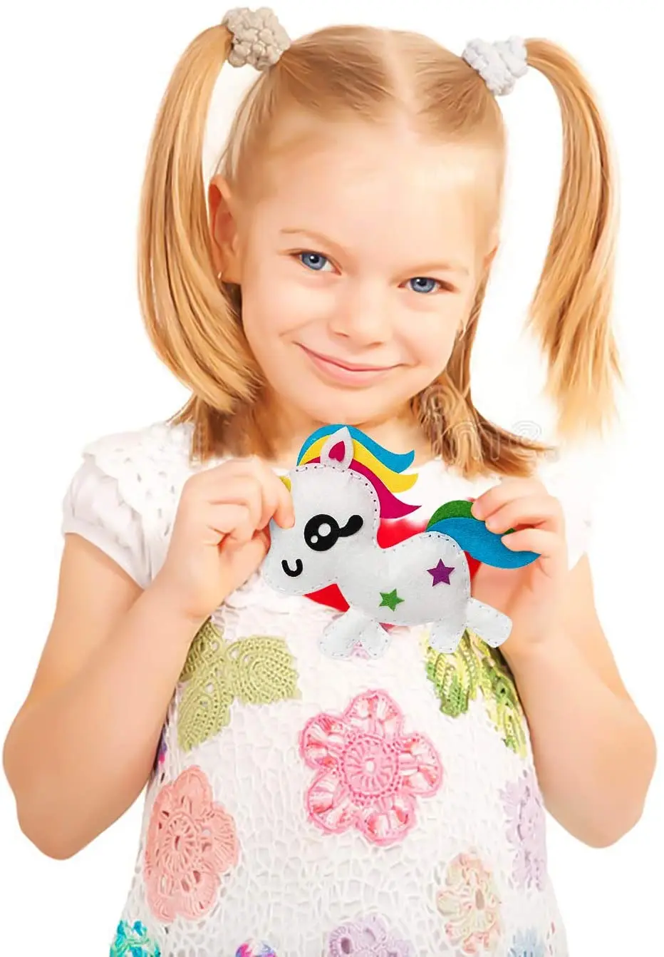 Kids Arts And Crafts Educational Toy First To Learn Sewing Craft Outer