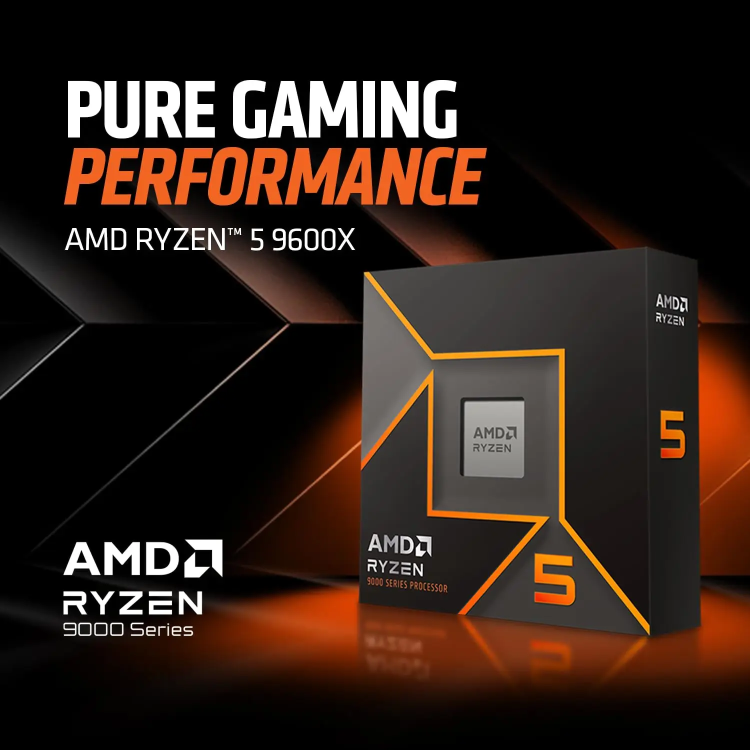 AMD Ryzen 5 9600X 6-core 12-thread unlocked desktop processor AM5 Zen5 desktop processor boxed CPU