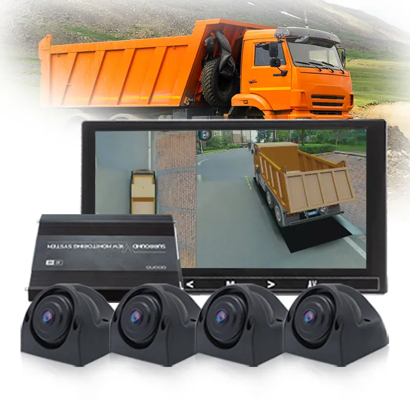 1080PスーパーHD 3D車載360度AVMアラウンドバードビューDVR録画 