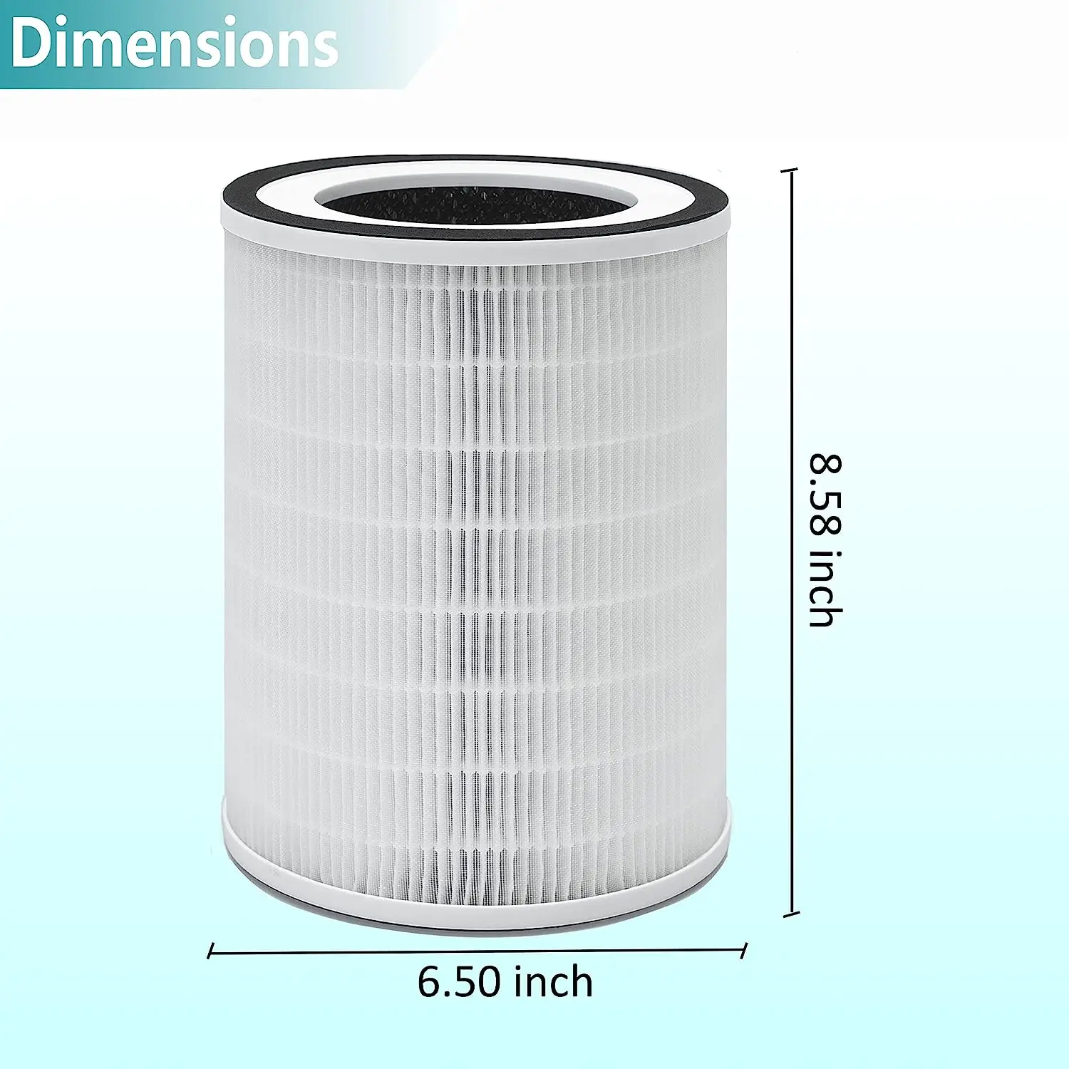 2-pack True HEPA Filter for Afloia KILO/MIRO Air Purifiers Nispira True HEPAフィルター交換用 Afloia KILO KILO PLUS、KILO PRO、MIRO、MIRO