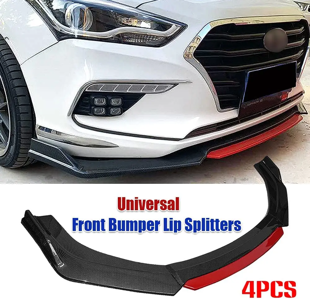 Car Accessories Universal Fit Front Bumper Lip Diffuser Splitter For