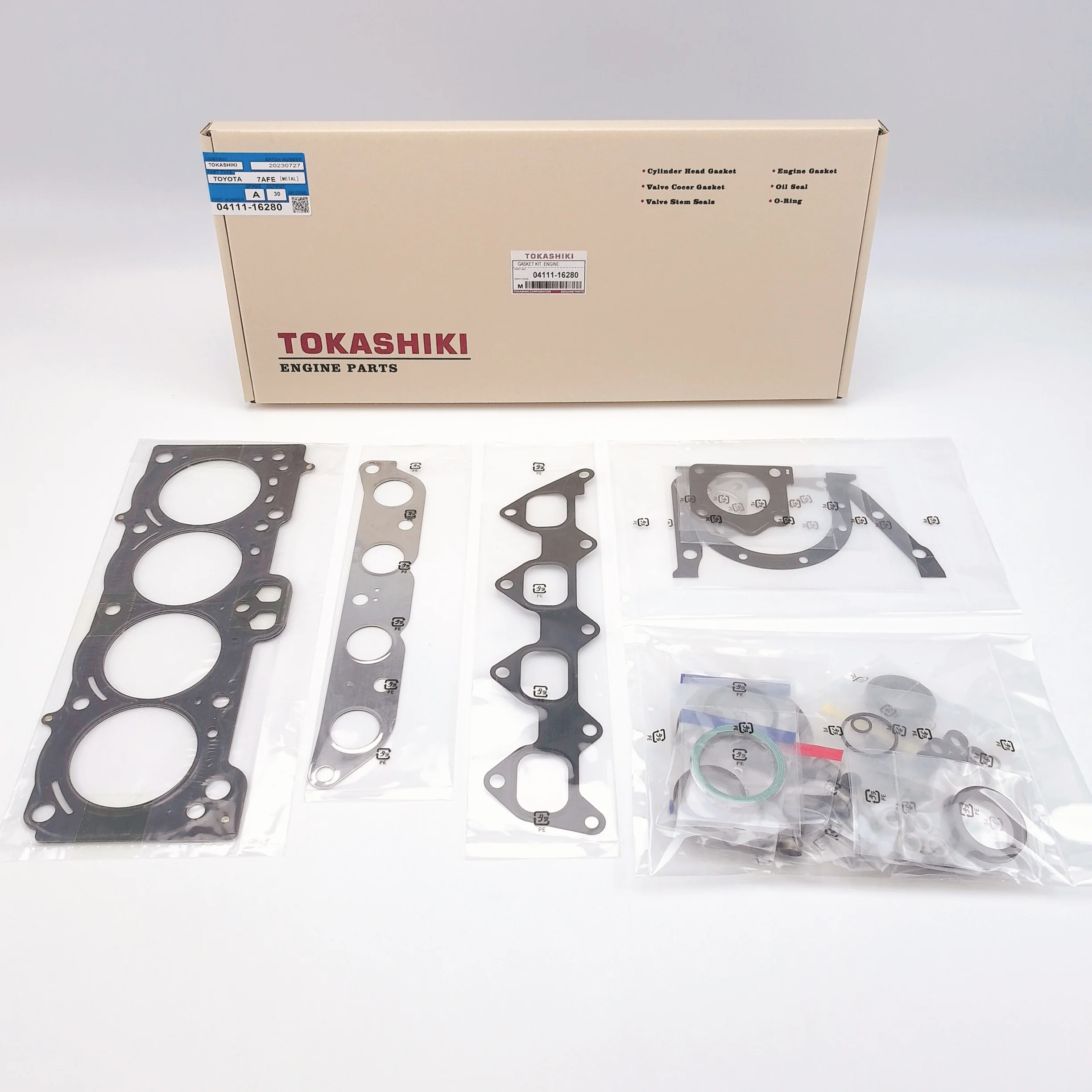 TOKASHIKI Cylinder Head Gasket Kit for Toyota 7AFE Engines