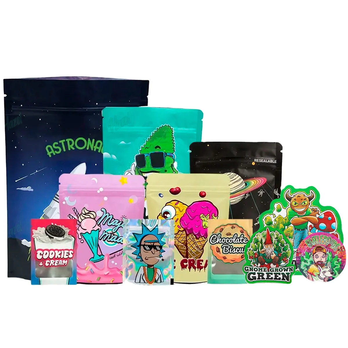 Лидер продаж алюминиевая фольга сумка на молнии хлопья сухофрукты Индивидуальная упаковка для кофе чая упаковки