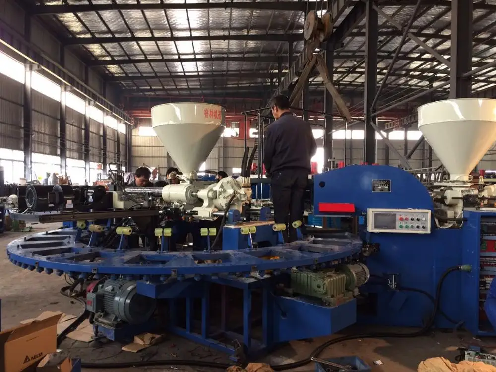 Automatic PVC Crystal Shoes Moulding Machine Plastic Jelly Shoes Making Machine