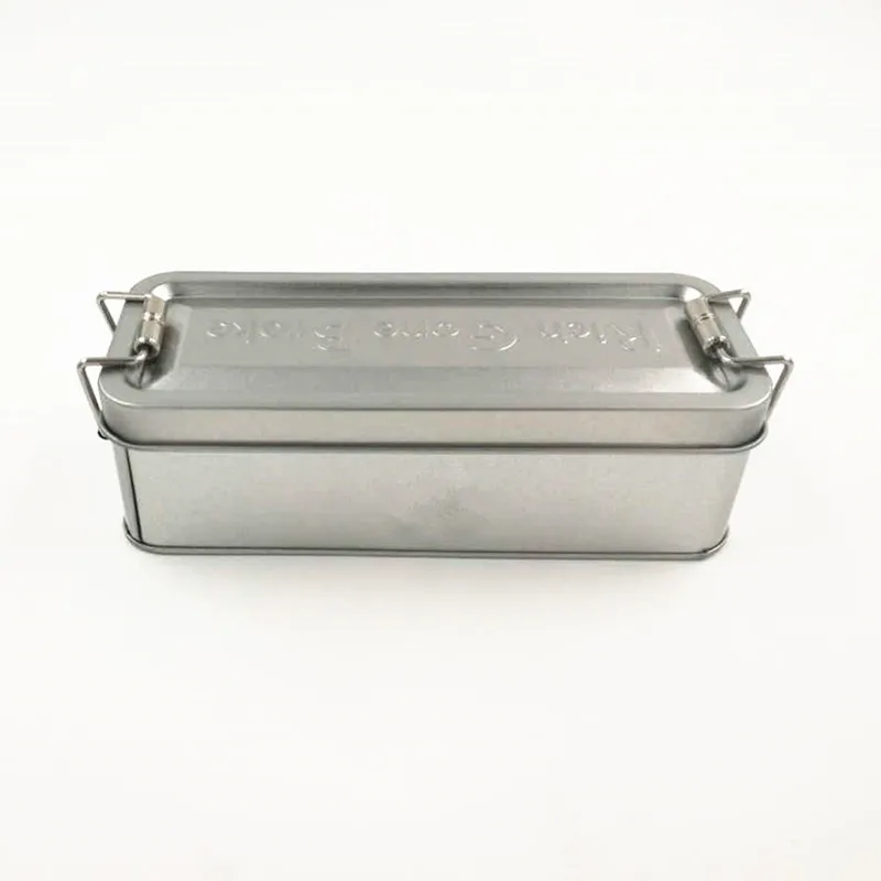 150x60x45mm Rectangular Custom Metal Tin Box With Locking Lid Buy
