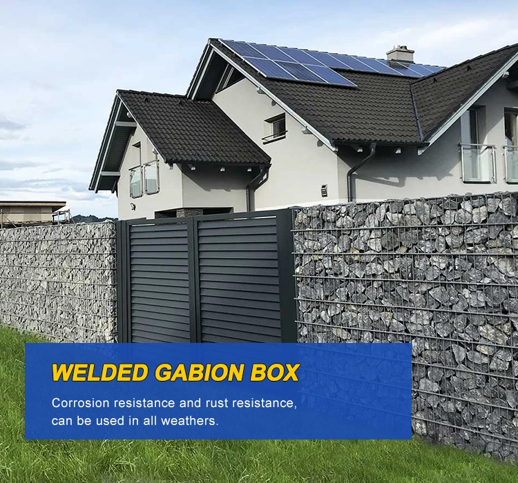 Gabion Wall Construction Basket Wall Welded Coated Gabion China Box ...