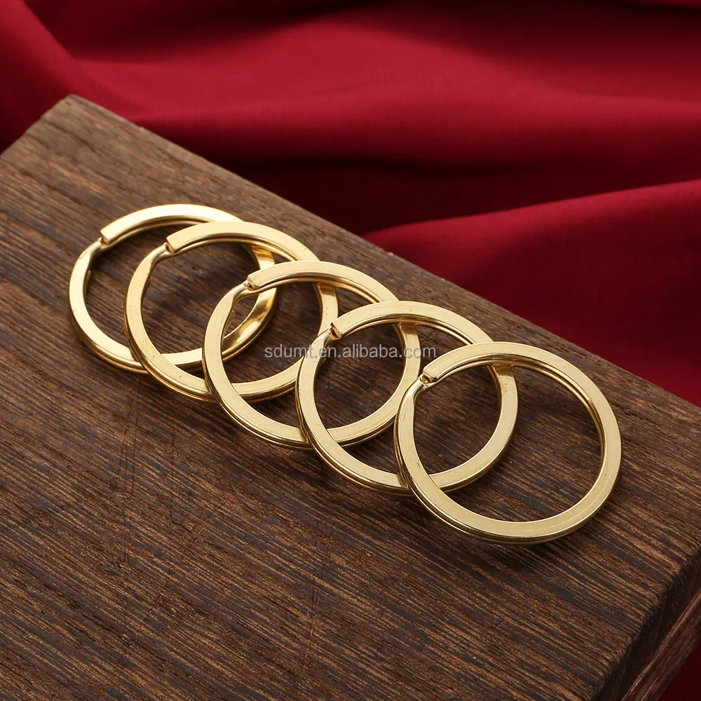 30mm Round Split Key Rings Bulk For Keychain Key And Art Crafts Metal