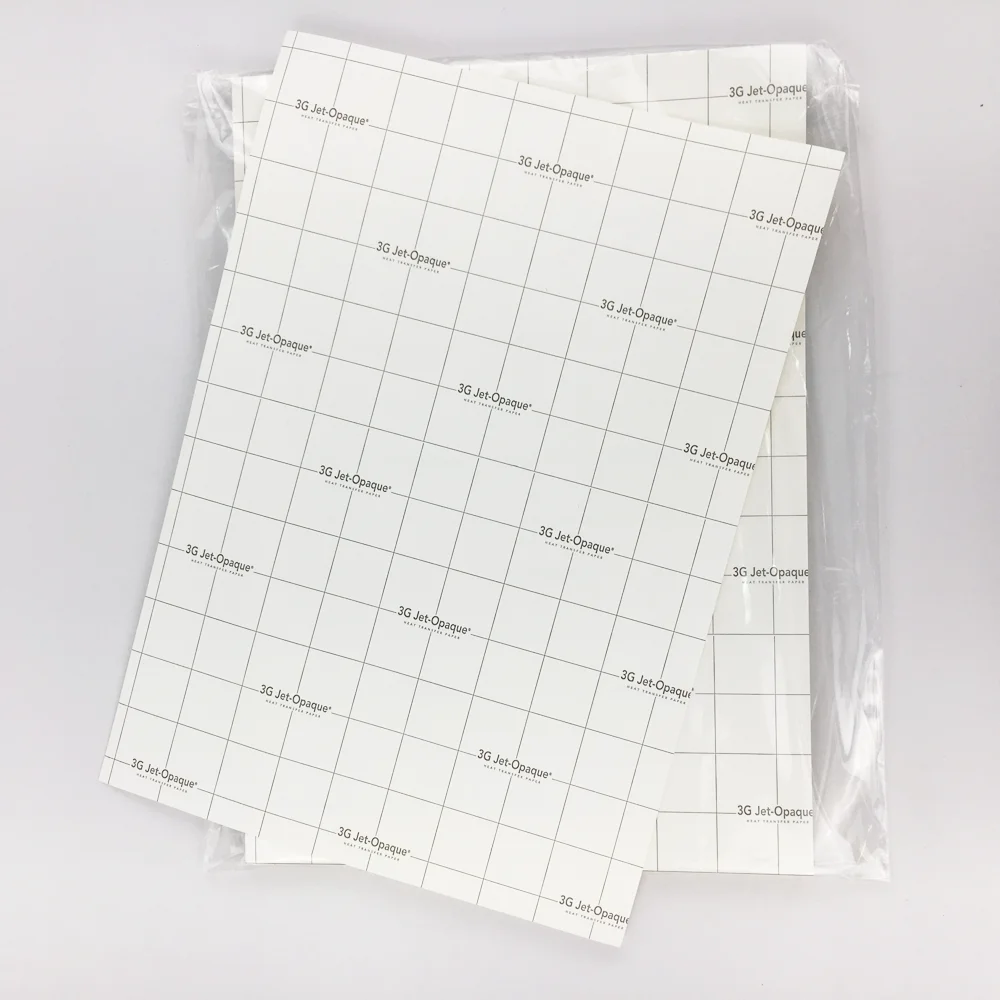 3G Jet Opaque Heat Transfer Paper for Dark T Shirt Printing A3 42*29.7cm -  China Heat Transfer Printing Paper, T Shirt Printing