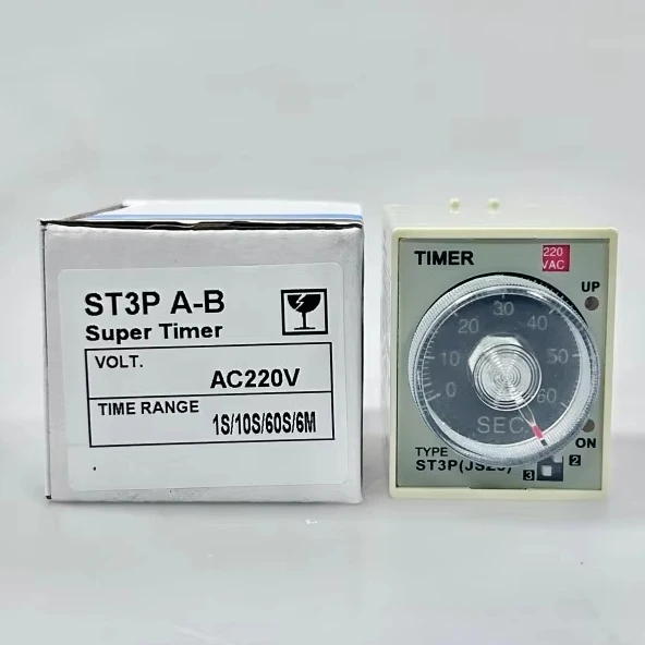 Manufacturer's Direct Supply of ST3PA-B Time Relay ST3PA Series 220VAC Timer Delay 1/10s/60s/6min AC 220V 380V