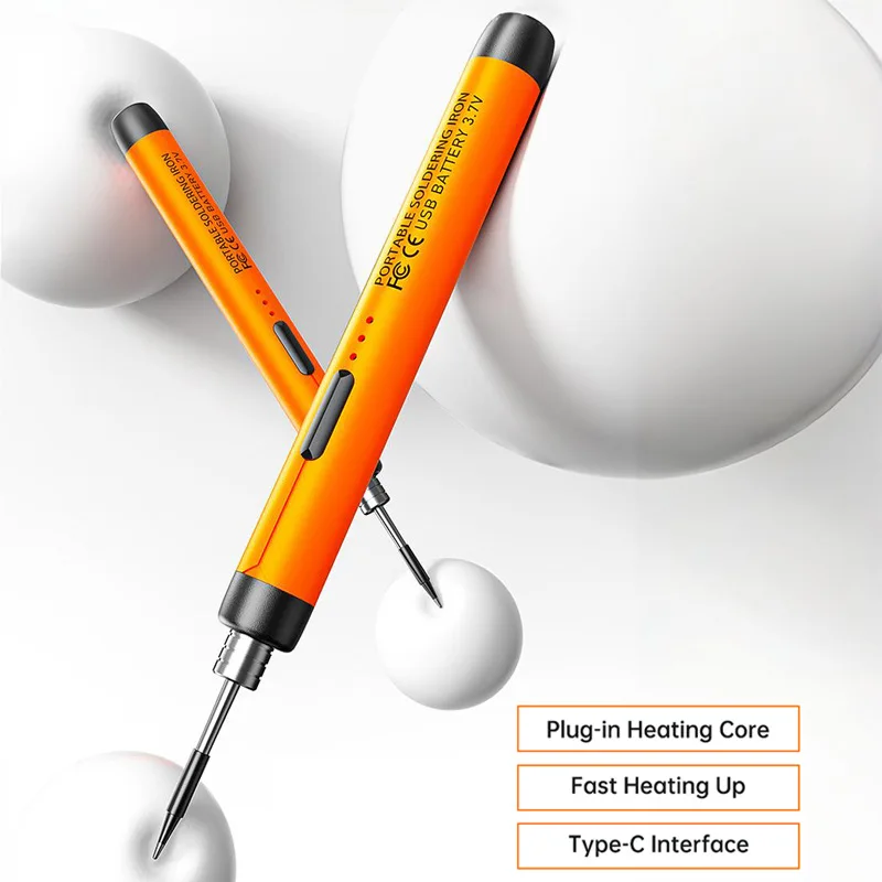 USB Portable Charging 5V 8W Wireless Mini Household Lithium Battery Soldering Iron Set