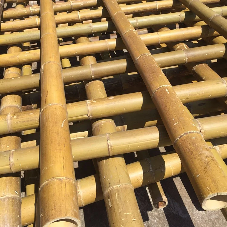 Baustoff Groe Bau-Pfosten Bambusstangen Bambus-Rohmaterialien