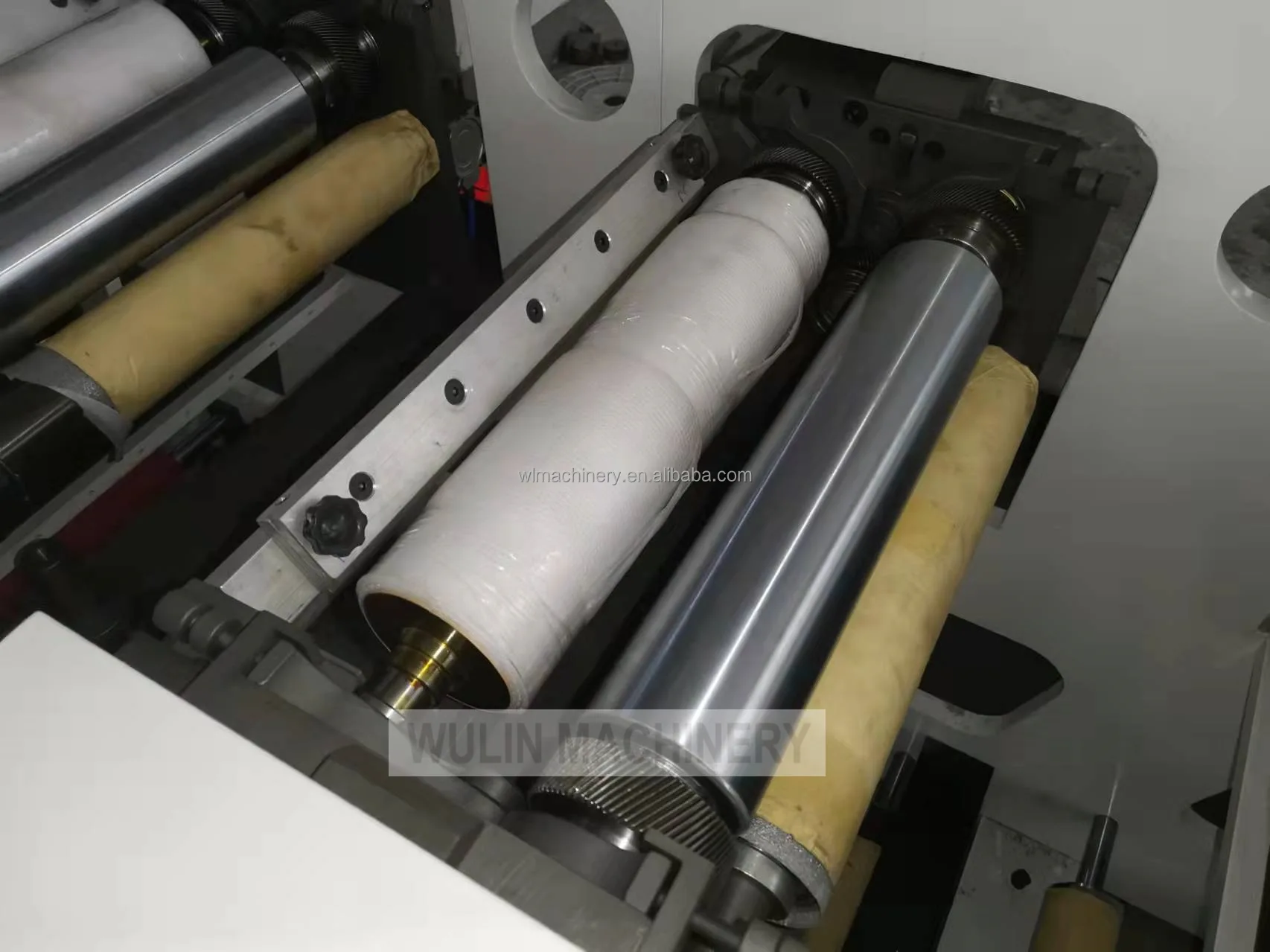 Mini Narrow Web 1 Color Paper Label Flexographic Flexo Printer Printing Machine