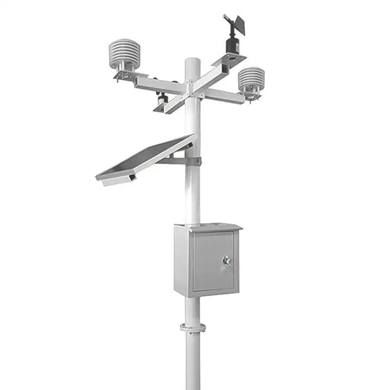 CDQ-T0C Professional Wireless Automatic Smart City Weather Station Equipment Outdoor With Air Quality Noise/co2/pm2.5 Sensor