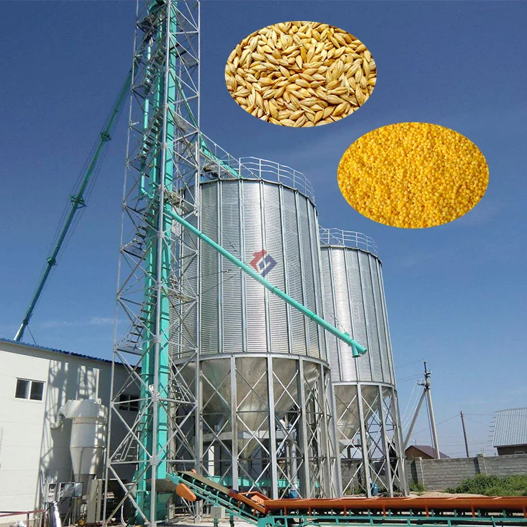Зерновая кукурузная пшеничная кукурузная рисовая сушильная башня для хранения для фермерского завода
