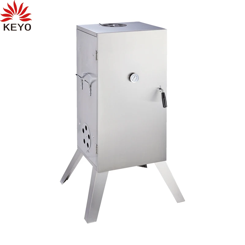 Keyo Outdoor Kitchen Fish Vertical Smoker Bbq Grill Stainless Steel