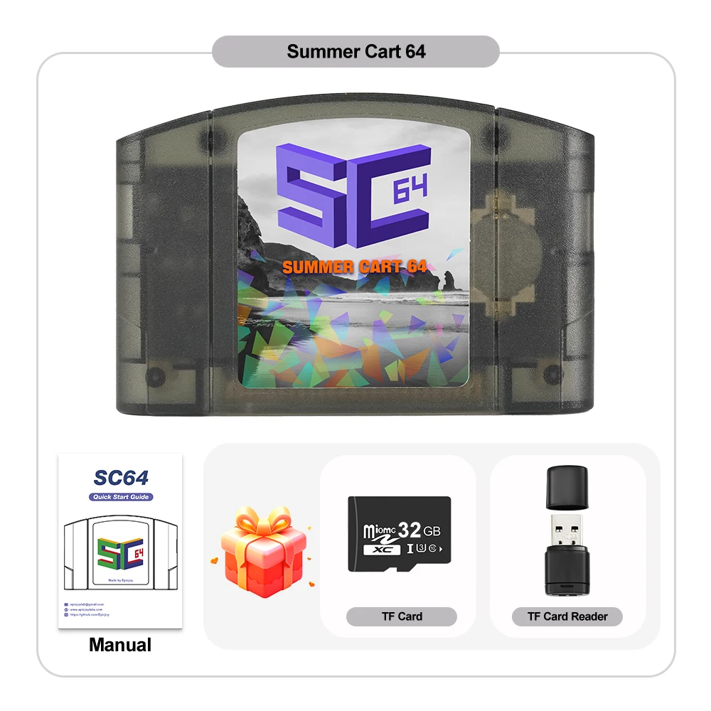 Bitfunx 2025 Retro Summercart64 - 5400+ Games for N64