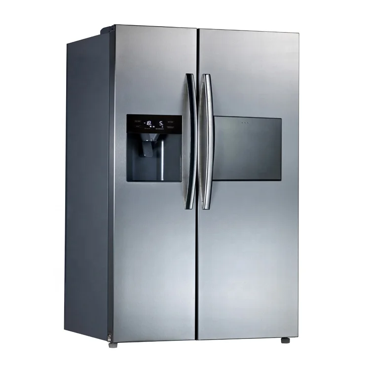 Frost Free Side by Side Refrigerator With Water Dispenser and Ice Maker