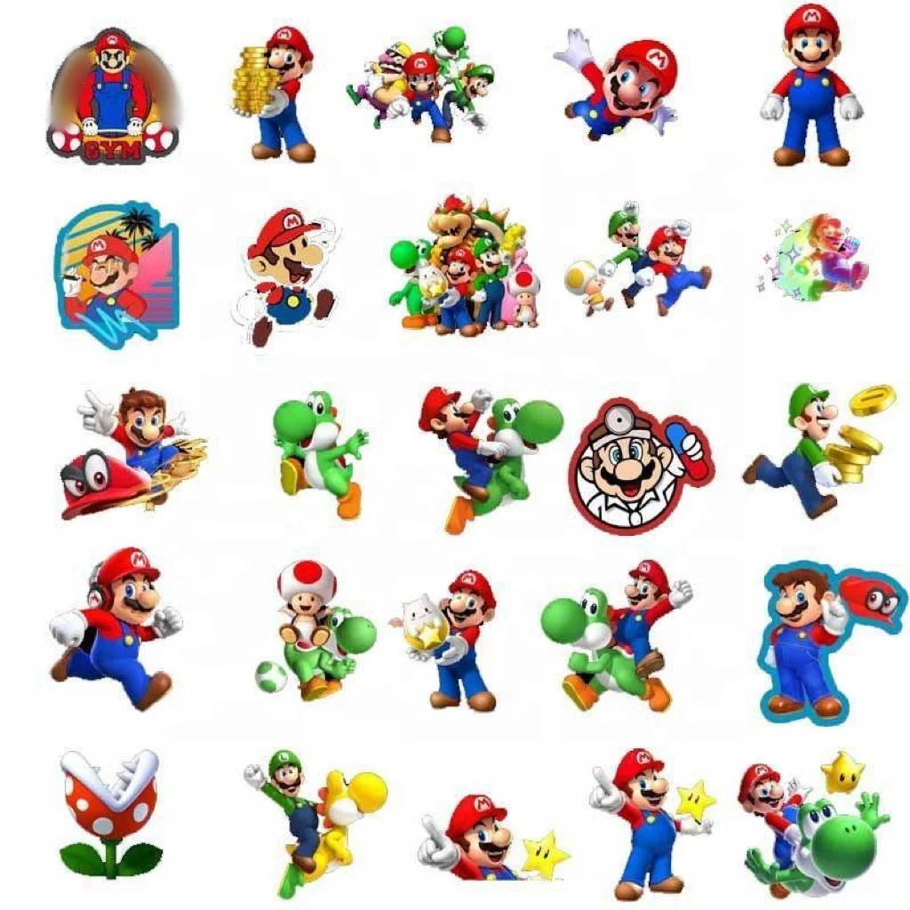 56个有趣的插图卡通人物涂鸦贴纸汽车手提箱乙烯基经典电影恶搞贴纸| Alibaba.com, image size:1024x1024