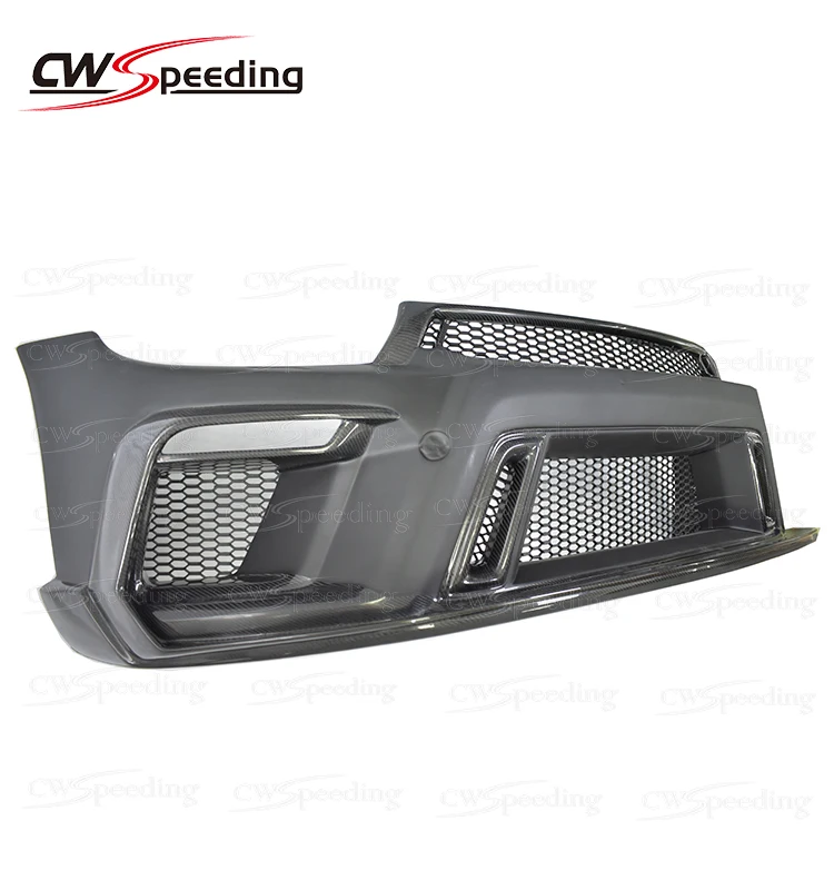 HALF CARBON FIBER FRONT BUMPER for VW SCIROCCO R SCIROCCO