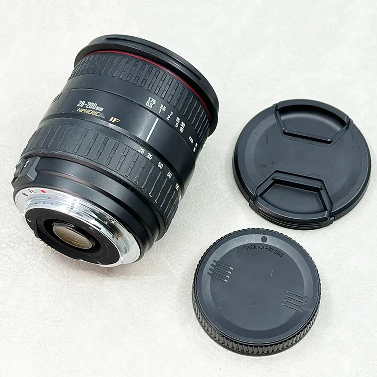 Original Used Lens for Canon Camera  EF28-200mm F3.5-5.6 USM Zoom Lens AF Focus Photography Studio Lenses Low Price FF Lens