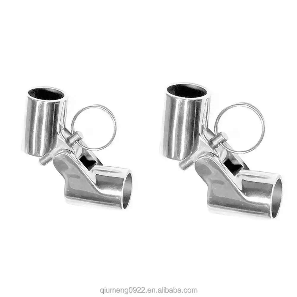 RedSnake Stainless Steel Boat Railing Pipe Connector | 316 Marine Grade | Folding Swivel For 1" Or 7/8" Tube - View #6