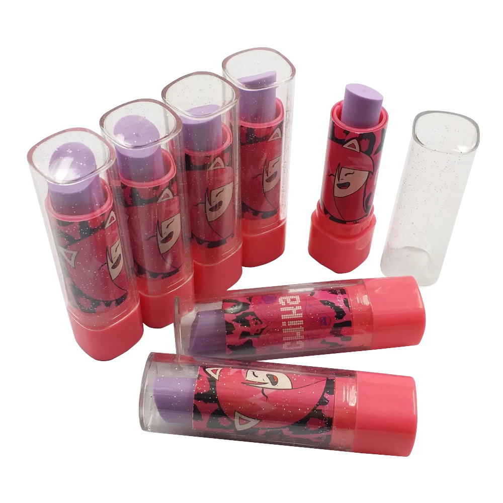 Korean Cartoon Kawaii Cute Kids Eraser Lipstick - Buy Lipstick Eraser ...
