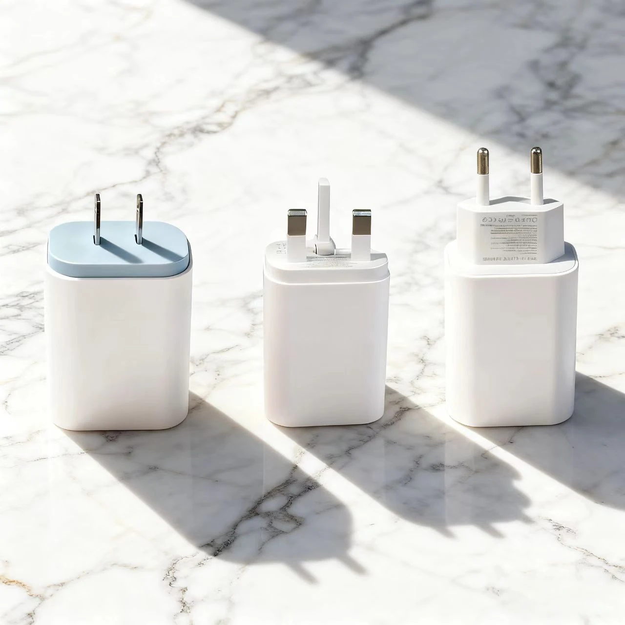 PD 65W USB-C Charger, US Standard PD Fast Charging Type-C Charger, GaN Multi-Port Wall Charger Dual USB-C Output A809