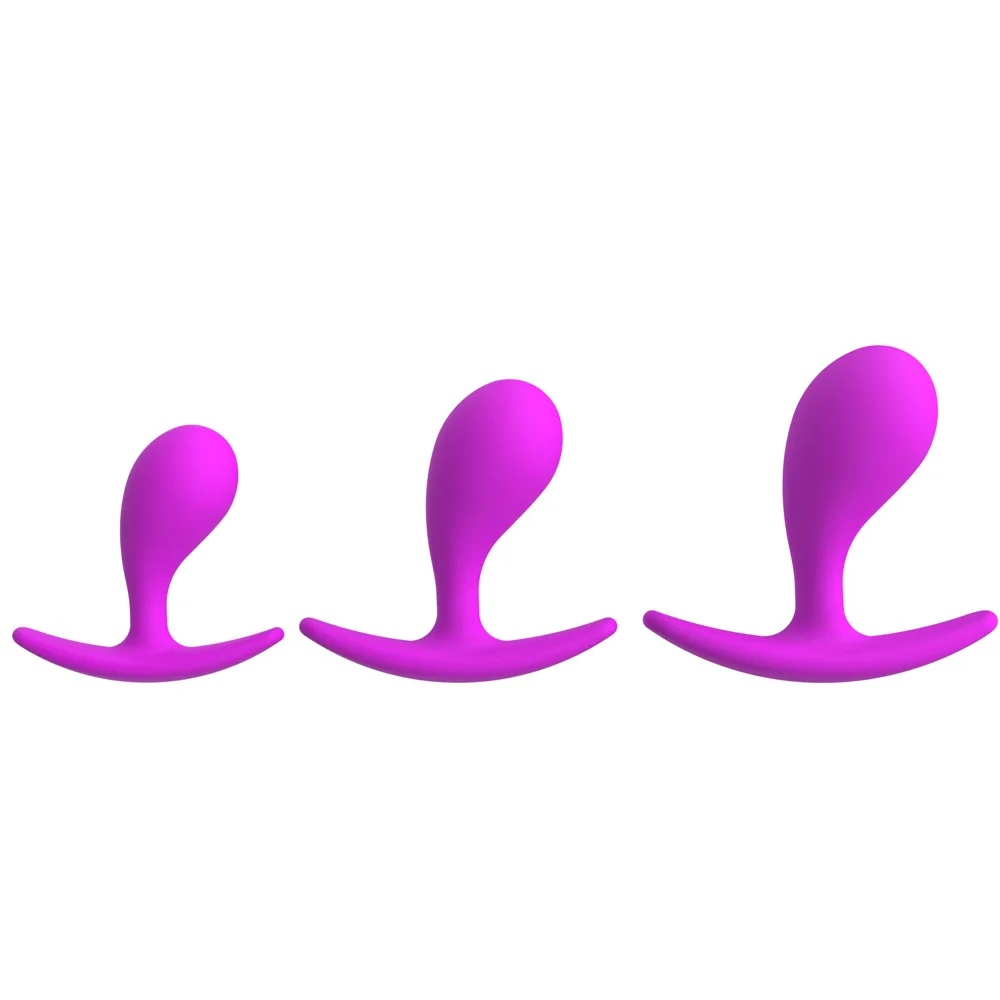 Silicone anal plug detailed product showcase