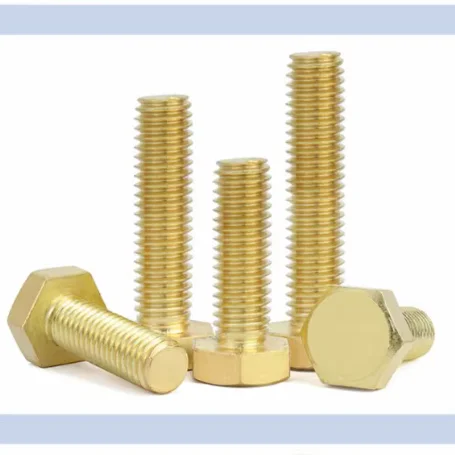 product wholesale pricing external hexagon head bolt metric machine thread hex nails brass hexagon full thread screw m5 m6 m8 m10 m12-62