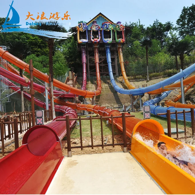 Dalang Brand Aqualoop Fiberglass Water Slide Water Play Park Equipment Aquatic Amusement Park 2852