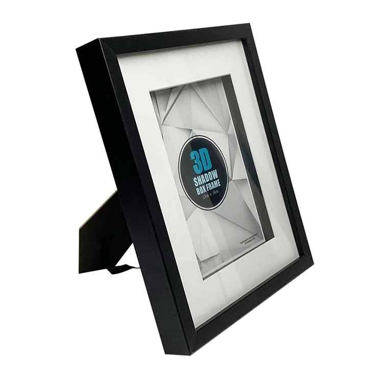 Shadow Box Frame Wood 3d Picture Wholesale Supplier Black Mdf Wood
