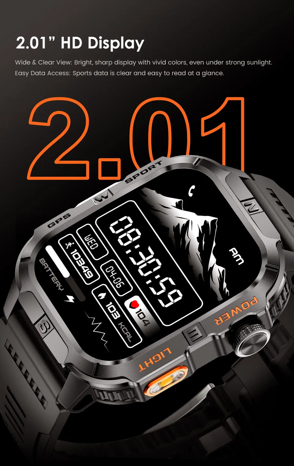 If you are searching for a supplier of a product with perfect quality control and highly competitive prices, which gives you an advantage in expanding your local market, then contact us now!  Competitive suppliers of  GTH3 Sports GPS Smart Watch with Flashlight 2.01inch Screen 540mAh Battery IP68 Waterproof BT Call Heart Rate Men Smartwatch