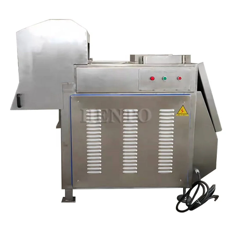 Advanced Structure Frozen Meat Dicer / Frozen Meat Block Cutting Machine / Automatic Frozen Meat Cutter